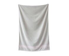 Littoral Serviette de Toilette, Coton, Beige/Gris, 100x50x1 cm