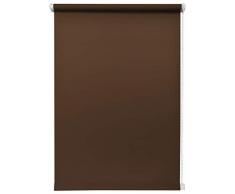 Beyond Drape Store Enrouleur occultant sans perÃ§age Marron 60 x 210 cm
