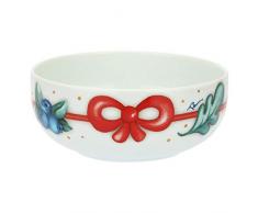 THUN Bol Moyen, Ligne Claire de Lune, Porcelaine, diamÃ¨tre 22 cm, Hauteur 7,5 cm, Multicolore, Unique