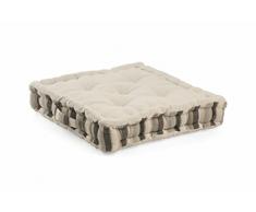 Galileo Casa Matelas Coussin pour Chaise, Coton, 40Â x 40Â x 7Â cm 40x40x7 cm Bianco