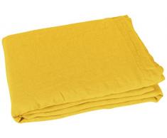 VENT DU SUD Drap Plat Tissu, Safran, 300x270 cm