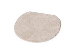 Kleine Wolke Tapis pour abattant WC Relax 47x50 cm en Gris, Polyacrylique, 20x20x5 cm