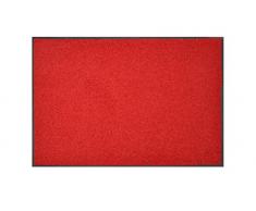 Deco-Mat 300318 Paillasson Eco Uni antidÃ©rapant et Lavable, idÃ©al pour lentrÃ©e, la Garde-Robe ou la Cuisine, 57 x 85 cm, Rouge