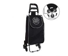 Dcasa Chariot de Courses 3 Roues Weston Unisexe Adulte 34 x 28 x 0