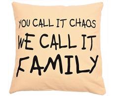 La Finesse - Housse de Coussin carrÃ©e 50 x 50 cm pour la Maison en Coton pour Le Salon, Le canapÃ©, la Chambre Ã Coucher, Tissu colorÃ©, Taille Unique