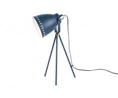 Leitmotiv LM1849BL Lampes de bureau, Le Fer, Bleu foncé
