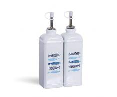 Dcasa Set Vinaigrier Huilier et RÃ©cipients pour Aliments Bento-Porte Aliments Articles pour la Maison Unisexe Adulte, Multicolore (Multicolor), Unique