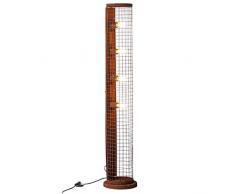 Brilliant Net Lampe sur pied 4 ampoules 60 W Rouille
