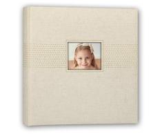 ZEP S.r.l. Amber Album Photo à Coller en Carton et Papier Beige 24 x 24 cm