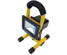 LeuchTek Projecteur LED en aluminium Jaune Taille unique