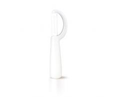 AdHoc CeraStar Eplucheur avec Ceramica-Lama, Longueur 13,5Â cm Blanc