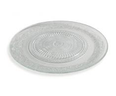 Villa DEste Home Tivoli 2195443 Lot de 3 assiettes impÃ©riales en verre 32,5 cm