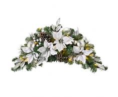 WeRChristmas Guirlande Lumineuse décorée avec 20 lumières LED Chaudes Multicolore 90 cm