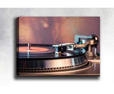 Bonamaison Peinture sur toile, multicolore, 40 x 60 cm - ConÃ§u et fabriquÃ© en Turquie