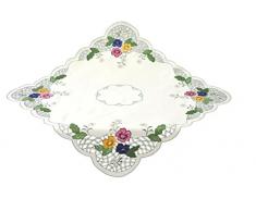 Bellanda 50237â85Â x 85Â rectangulaire Table Couvertures, Polyester, Champagne, 85Â x 85Â x 0,50Â cm