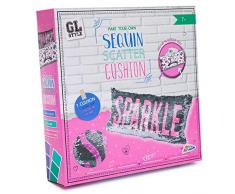 Grafix Design Your Own Coussin à Paillettes 6 x 26 x 26 cm