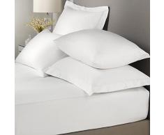 Curtina Linge de lit Signature - Taille King-Size - Crème, Blanc, Housewife