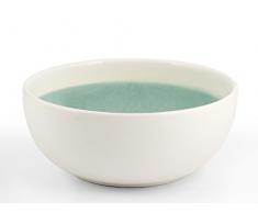 H&H Pengo 3278242Â Soleil Saladier, 22Â cm, Blanc/Bleu