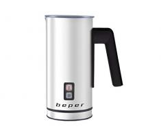 Beper Mousseur à lait automatique en acier