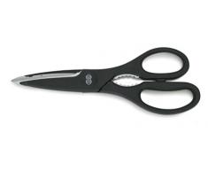 CUYDESA Ciseaux de Cuisine avec Casse Noix, Voir Description, Noir, 22Â x 7,8Â x 1,3Â cm