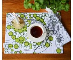 Born In Sweden NÃ© en SuÃ¨de Set de Table SuÃ¨de de larchip/forÃªt Ã Double Face