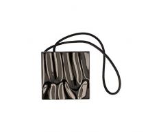 STEPHANOISE Magnet Ondule, Metal Noir, Taille 5,7x5,7 cm - Envergure 38 cm