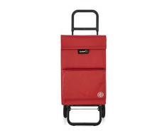 GARMOL Chariot de Courses 56L Rouge