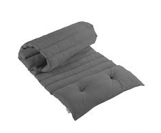 BAIN DE SOLEIL 60 x 180 CM COTON UNI PACIFIQUE ANTHRACITE