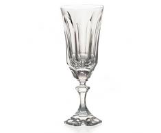 Cristal de Sèvres Chenonceaux Set de Verres de Champagne 10x10x13.5 cm Transparent