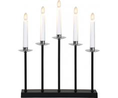 Star 138-27 Bougeoir de fenêtre, Métal, Noir, 3.1 x 3.7 x 0.6 cm