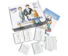 PME PM641 Lot de 24 PiÃ¨ces Moules Ã Figurines, Plastique, Blanc, 5 x 9 x 18,5 cm