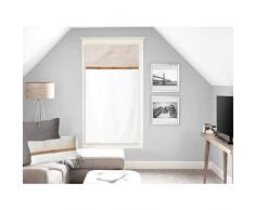 Soleil docre Candice Brise bise, Coton, Ecru, 60 x 120 cm