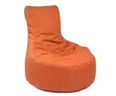 Outbag Slope Pouf, Orange, 85 x 75 cm