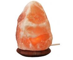 Himalaya Salt Dreams 4041678002688 USB Jupe avec Socle en Bois avec LED électrique pour Ordinateur Portable et Ordinateur de Bureau
