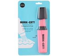 Ototo Mark Eat Pinceau de Cuisine, Silicone, Rose