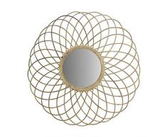 Dcasa Miroir Mural en Bambou pour dÃ©coration de la Maison Unisexe Adulte, Couleur Unique