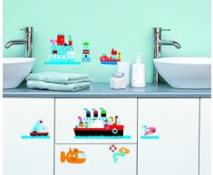 Stickers Mural enfants Bateaux (LATYK ) Nouvelles Images