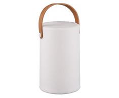 Reality Leuchten R57080101 Aruba Lampe de table à LED en plastique Blanc LED RBG 1 W avec changement de couleur