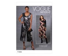 Vogue Patterns-V1664A-MISSES-SPORTSWEAR Patrons de vêtements de sport en papier Plusieurs tailles dans une seule enveloppe