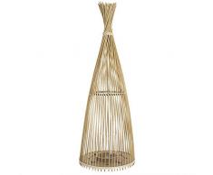 Dcasa Bougeoir en Bambou pour décoration de Maison, Unisexe, pour Adulte, Couleur Unique