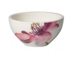 Villeroy & Boch Artesano Flower Art Bol, 600 ml, Porcelaine Premium, Blanc/Multicolore
