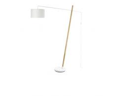 Mathias 3560167 Lampadaire, MÃ©tal, 60 W, Blanc, H170