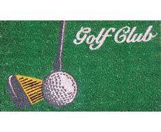 GIFT Company Golf Club Italie Paillasson en Coco/PVC Coloré 75 X 1,5 X 45 cm