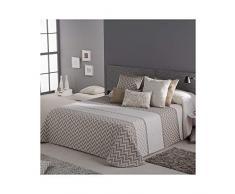 Orian Kyoto bouti pour lit de 90 cm, algodón-poliéster, Beige, Simple