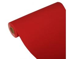 Papstar 84312 Chemin de Table, Serviette en Papier, Rot, 41 x 11 x 11 cm