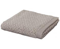 MÃVE Brooklyn Serviette de Bain 80 x 150 cm, FabriquÃ© en Allemagne, 85 % coton / 10 % viscose en pulpe de bambou / 5 % lin, Nature / Cashmere (Marron)