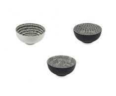 Villa DEste Home Tivoli 5900713 Lot de 6 bols en porcelaine