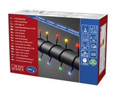 Konstsmide 3695-507 Guirlande Lumineuse avec Globes à LED, Plastique, 4.8 W, Multicolore