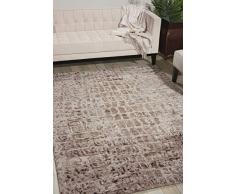 Rugs Direct Tapis 30 % Laine 70 % Viscose Marron 114 cm x 175 cm