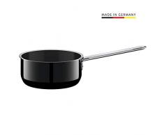 Silit Zeno Black Casserole sans Couvercle à 16 cm, céramique Fonctionnelle Silargan Compatible Induction Compatible Lave-Vaisselle Noir 1,3 l